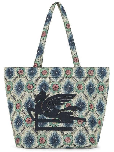 Trotter Jacquard Tote Bag 1P0487111 - ETRO - BALAAN 1