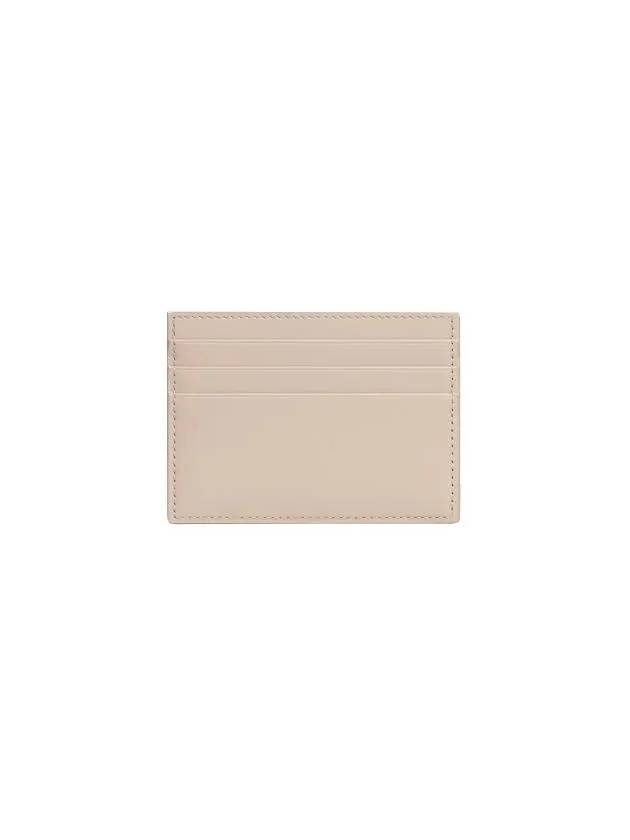 Triomphe Shiny Calfskin Card Wallet Cappuccino - CELINE - BALAAN 5