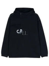 CP Company 24 Indigo Fleece Hoodie 16CMSS184A 110055W D08 - CP COMPANY - BALAAN 2