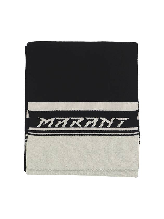 Casey Cotton Muffler Black - ISABEL MARANT - BALAAN 3