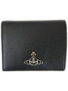 Men's ORB Logo Half Wallet Black - VIVIENNE WESTWOOD - BALAAN 3