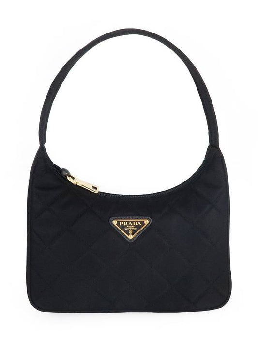 Nylon Quilted Hobo Tote Bag Black - PRADA - BALAAN 2