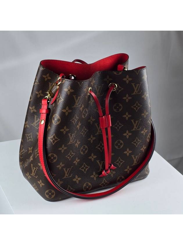 Neonoe MM Red Shoulder Bag Bucket M44021 - LOUIS VUITTON - BALAAN 3