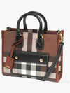 Tartan Check Freya Mini Tote Bag Brown - BURBERRY - BALAAN 2