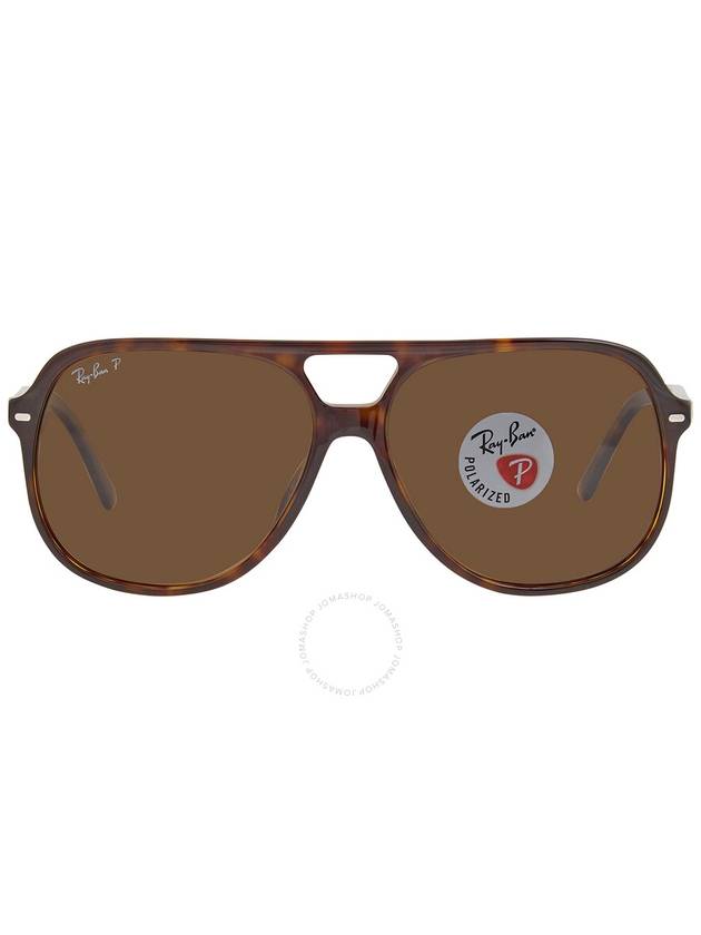 Ray Ban Bill Polarized Brown Classic B-15 Aviator Unisex Sunglasses RB2198 902/57 60 - RAY-BAN - BALAAN 1