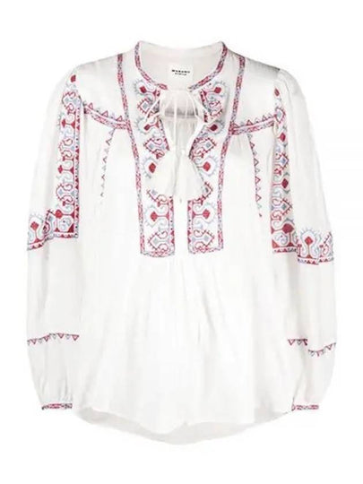 Kiledia Embroidery Blouse White - ISABEL MARANT - BALAAN 2