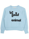 Kids brushed sweatshirt F24023 005 FV - THE ANIMALS OBSERVATORY - BALAAN 1