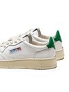 Medalist Green Tab Leather Low Top Sneakers White - AUTRY - BALAAN 5