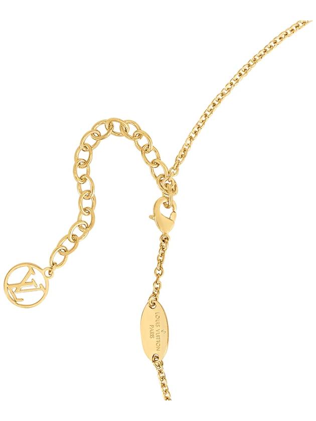 LV Iconic Crystal Necklace Gold - LOUIS VUITTON - BALAAN 4