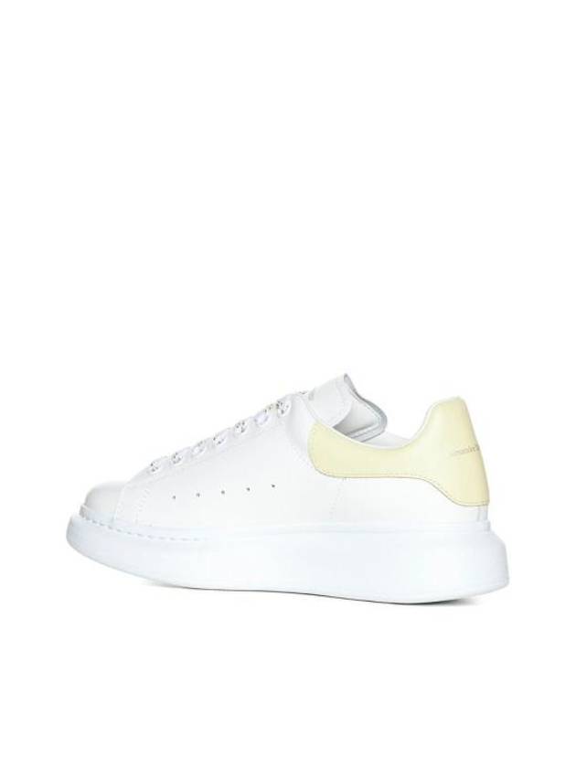 Oversized Yellow Tab Low Top Sneakers White - ALEXANDER MCQUEEN - BALAAN 6