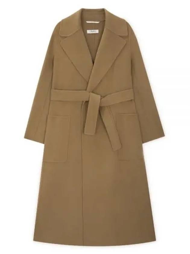 Paolore Virgin Wool Single Coat Camel - MAX MARA - BALAAN 2