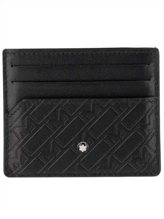 Men's Logo Card Wallet Black - MONTBLANC - BALAAN 1