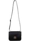 Logo Metal Buckle Shoulder Bag Black - MIU MIU - BALAAN 4