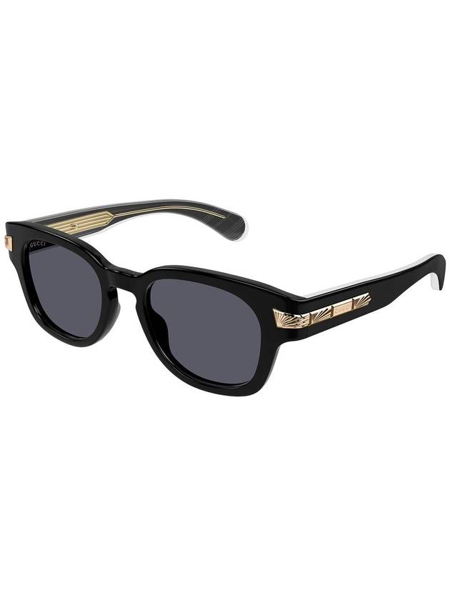 Eyewear Rectangular Frame Sunglasses AA672350OM - GUCCI - BALAAN 3