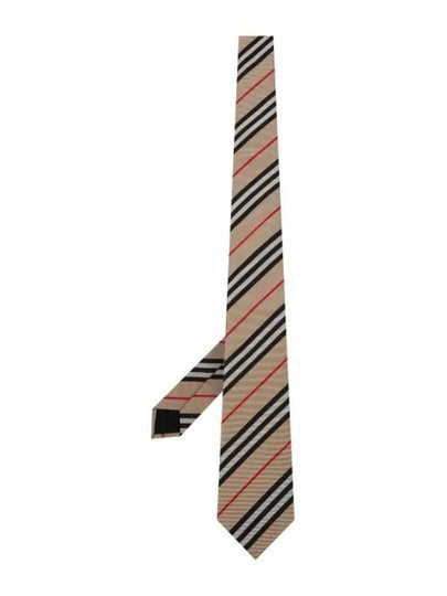 Classic Cut Icon Stripe Silk Tie Archives Beige - BURBERRY - BALAAN 2