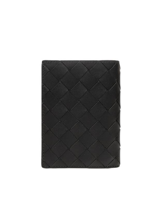 Intrecciato Flap Half Wallet Dark Green - BOTTEGA VENETA - BALAAN 3