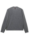 Men's Jersey Stitch V-Neck Cardigan Light Grey - THOM BROWNE - BALAAN 8