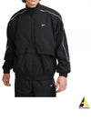 NSW Solo Swoosh Woven Track Jacket Black - NIKE - BALAAN 2