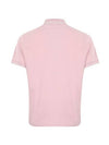 Stretch Cotton Pique Short Sleeve Polo Shirt Pink - STONE ISLAND - BALAAN 3