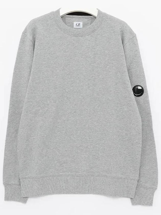 Diagonal Raised Fleece Sweatshirt Light Grey - CP COMPANY - BALAAN 2