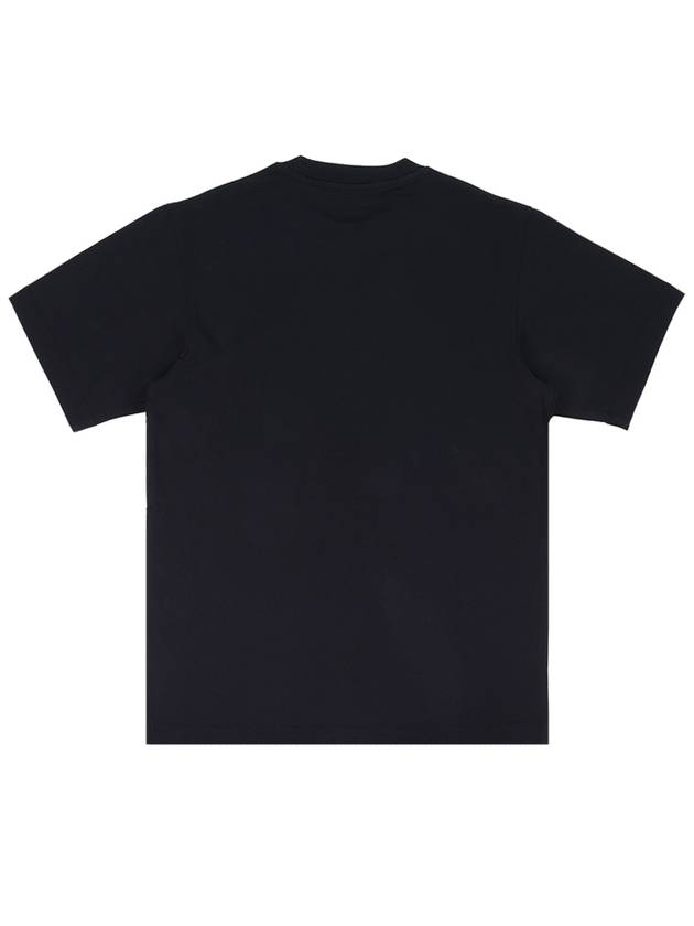 EKD Print Cotton Short Sleeve T-Shirt Black - BURBERRY - BALAAN 3