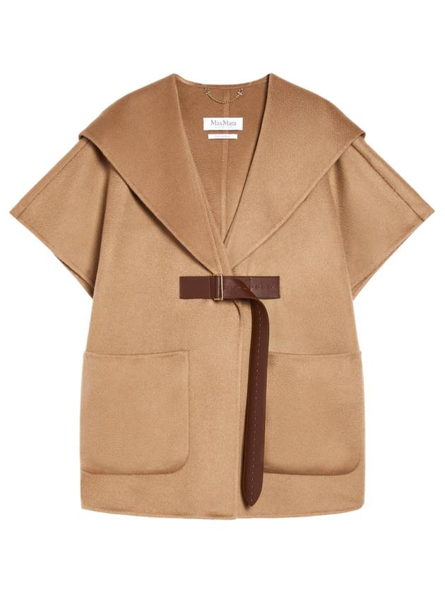 Dorico Sable Look Cashmere Cape Camel - MAX MARA - BALAAN 1