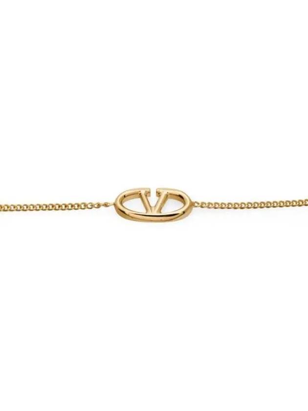 Valentino 5Y2J0R93 MET CS4 J0R93 Garavani V logo bracelet - RED VALENTINO - BALAAN 4