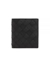 Intrecciato Slim Half Wallet Black - BOTTEGA VENETA - BALAAN 2