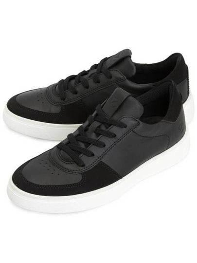 Street Tray Low Top Sneakers Black - ECCO - BALAAN 2