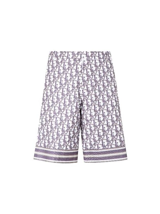 All Over Oblique Bermuda Shorts Purple - DIOR - BALAAN 2