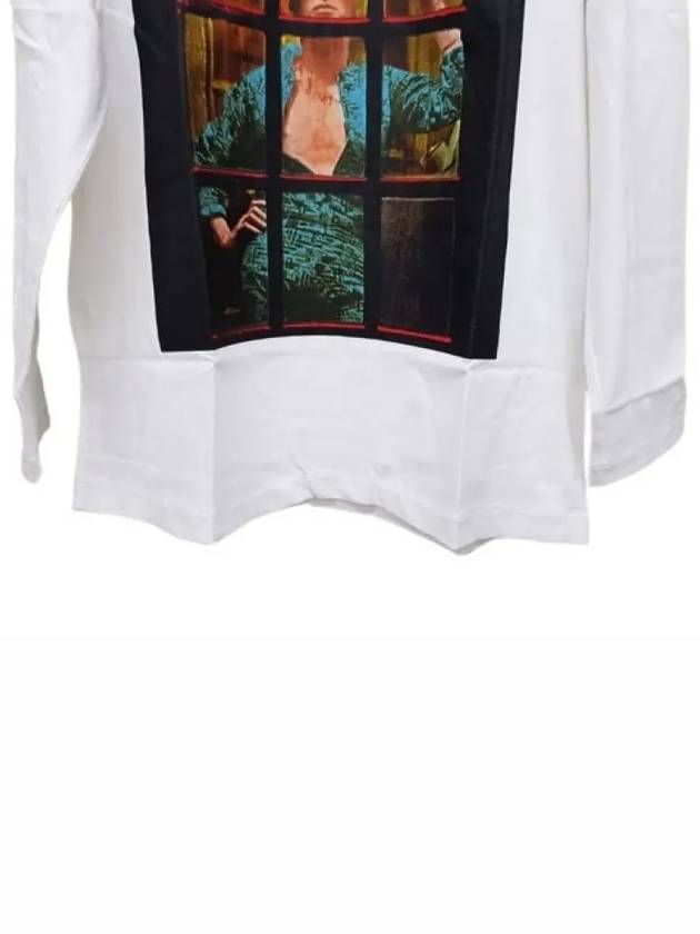 Ziggy Stardust Print Long Sleeve T Shirt White - IH NOM UH NIT - BALAAN 4