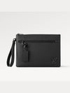 LV Aerogram iPad Clutch Bag Black - LOUIS VUITTON - BALAAN 2