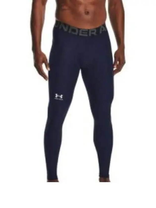 Men's Heat Gear Leggings Midnight Navy - UNDER ARMOUR - BALAAN 2