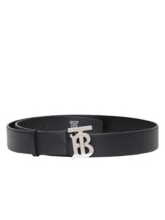 Belt Monogram Motif Grainy Leather - BURBERRY - BALAAN 1