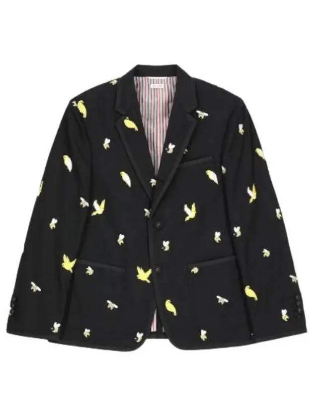 Arrow and Vis Jacket Black Formal Suit Blazer - THOM BROWNE - BALAAN 1