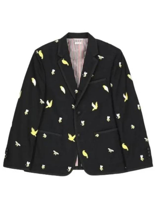 Arrow and Vis Jacket Black Formal Suit Blazer - THOM BROWNE - BALAAN 1