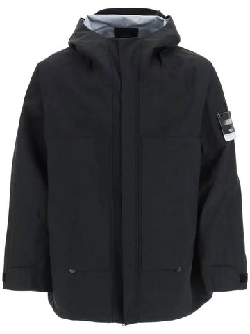 Shadow Gore-Tex Opark Re-Nylon Hooded Jacket Black - STONE ISLAND - BALAAN 1