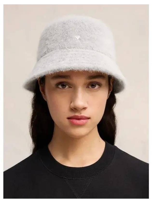 ADC Fluffy Bucket Hat Light Gray Domestic Product GM0024090543797 - AMI - BALAAN 1