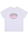 Arounds Short Sleeve T-Shirt White Pink MCSS24HT1PK - MACKY - BALAAN 2