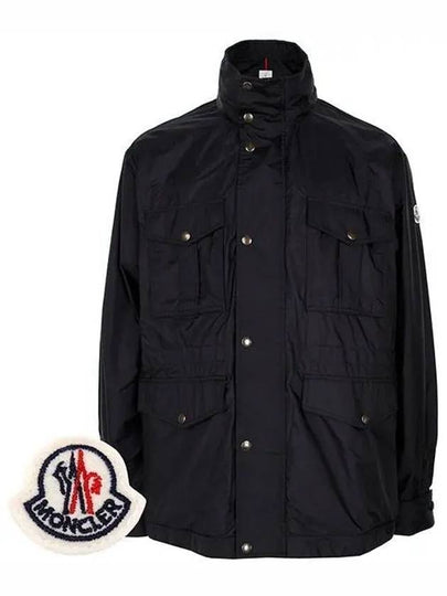 Okab Rain Field Jacket Black - MONCLER - BALAAN 2