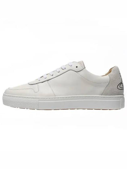 Men's Classic Trainer Logo Tab Low Top Sneakers White - VIVIENNE WESTWOOD - BALAAN 2