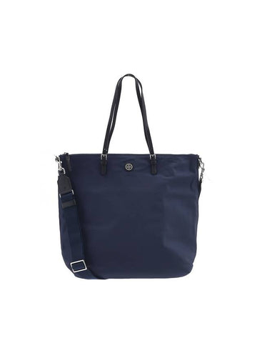 Virginia Nylon Tote Bag Navy - TORY BURCH - BALAAN 1