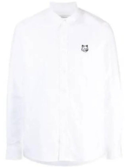 Fox Head Patch Long Sleeve Shirt MM00410WC2010P100 - MAISON KITSUNE - BALAAN 2