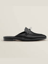 Oz Mule Goatskin & Palladium Noir - HERMES - BALAAN 4