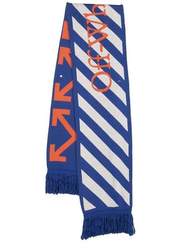 arrow stripe muffler blue - OFF WHITE - BALAAN 1