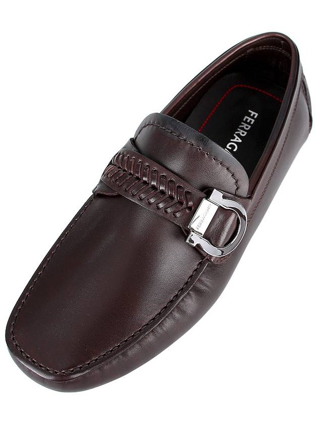 Gancini Ornament Driving Shoes Brown - SALVATORE FERRAGAMO - BALAAN 8