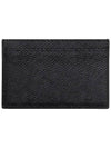 Logo Grain Card Wallet Black - CELINE - BALAAN 4