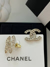 Metal Earrings Diamantes & Gold Crystal - CHANEL - BALAAN 5