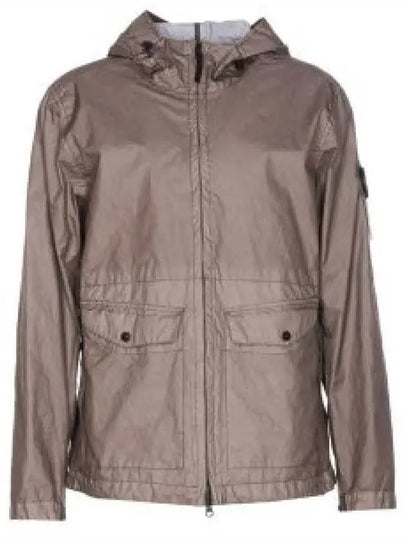 Membrana 3L TC Hooded Jacket Brown - STONE ISLAND - BALAAN 2