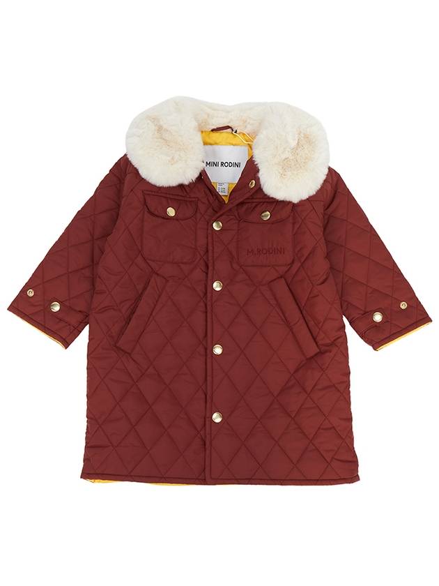 Kids quilted padded coat 2471012416 BROWN - MINI RODINI - BALAAN 2